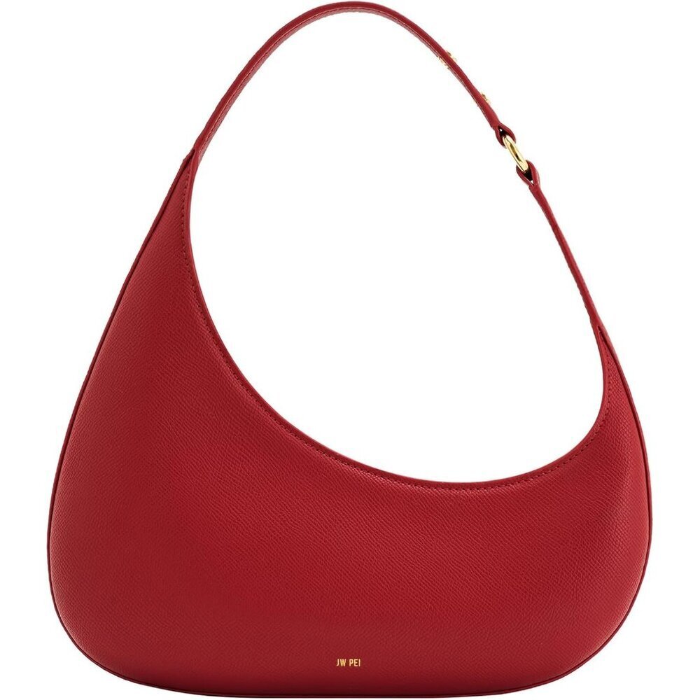Women's Harlee Shoulder Bag Red Faux Leather Everyday Handbag